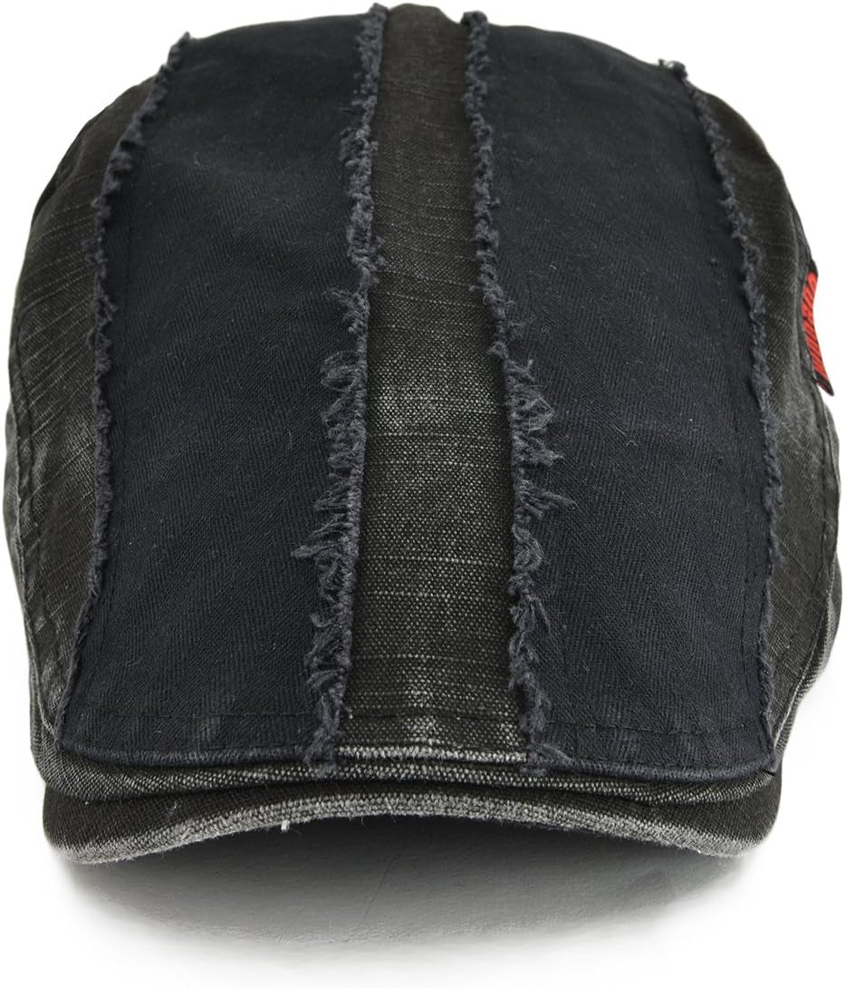 100% Cotton Distressed Ivy Newsboy Caps Cabbie Gatsby Hat