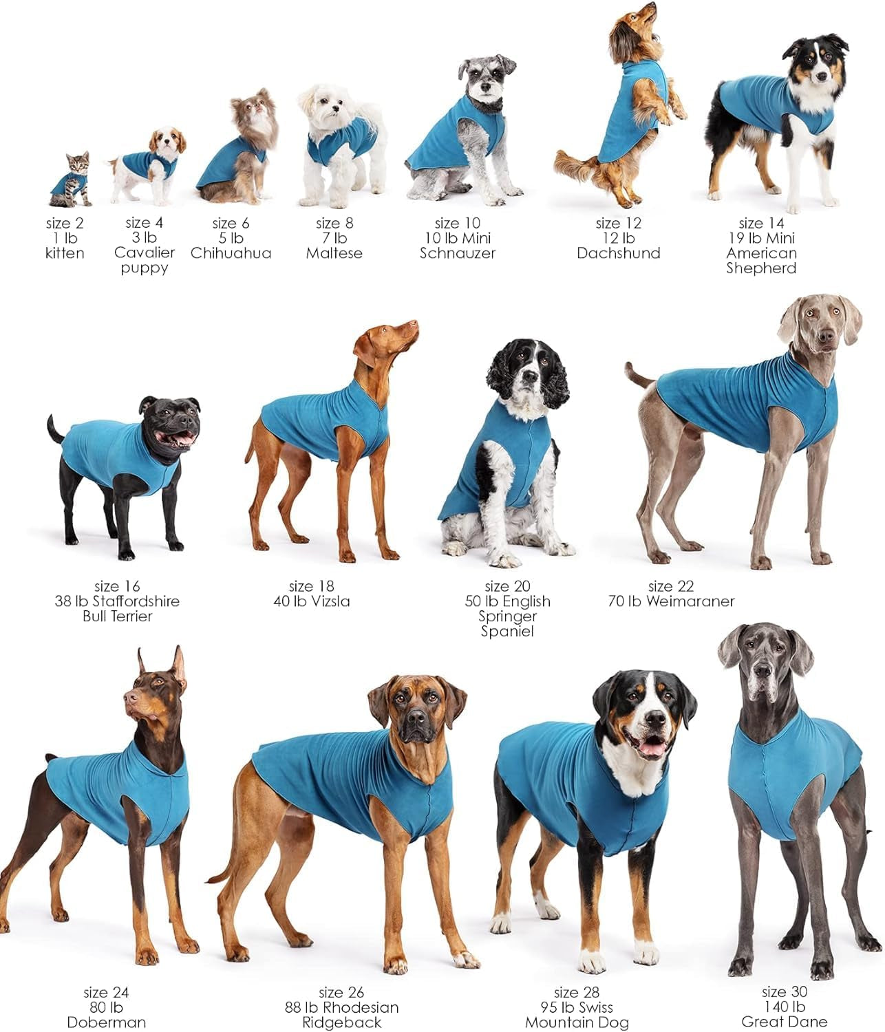 Stretch Fleece Dog Coat, Stretchy Pet Sweater, Machine Washable Pullover for Winter and Fall, Mulberry Plaid, 16