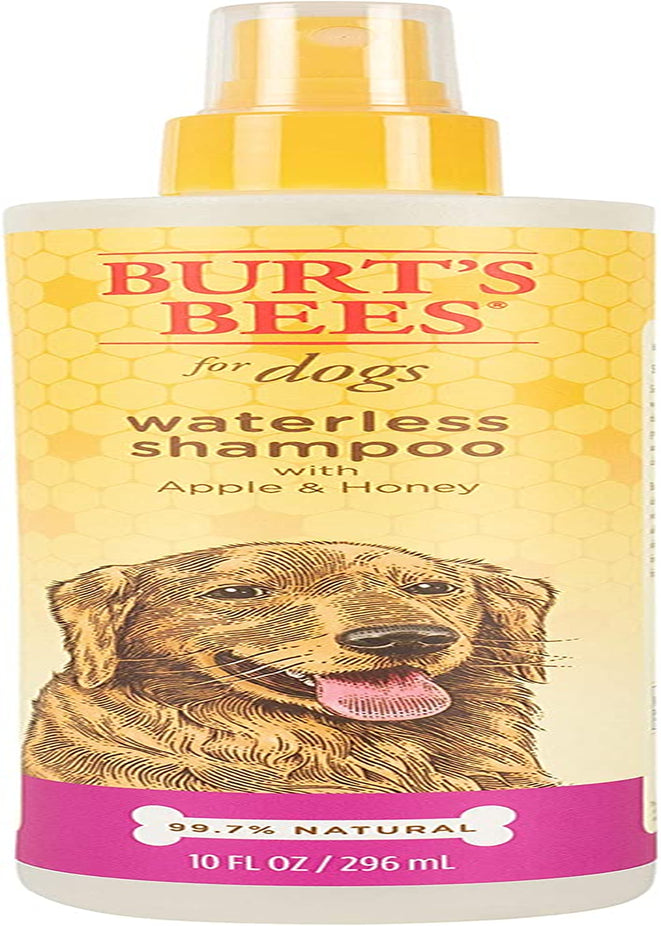 for Dogs Natural Waterless Shampoo Spray for Dogs | Made with Apple and Honey | Quick & Easy Way to Bathe Your Dog | Sulfate & Paraben Free, Made in USA | 10 Oz - 3 Pack