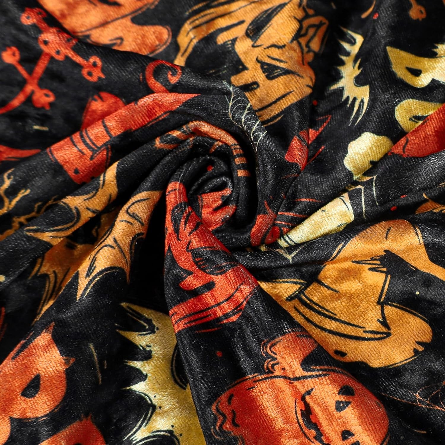 Halloween Lightweight Velvet Clothes Dog Costume Puppy Dress Doggie Party Girl One Piece with Bowknot Holiday Cat Outfits Black Xx-Small