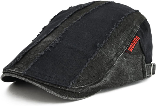 100% Cotton Distressed Ivy Newsboy Caps Cabbie Gatsby Hat